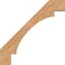 Ekena Millwork 5 1/2"W x 40"D x 40"H Merced Smooth Knee Brace, Western Red Cedar BRC06X40X40MRC00SWR - alternate 3